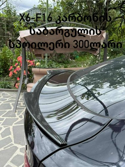 საბარგულის სპოილერი/ SABARGULIS SPOILERI BMW X6 